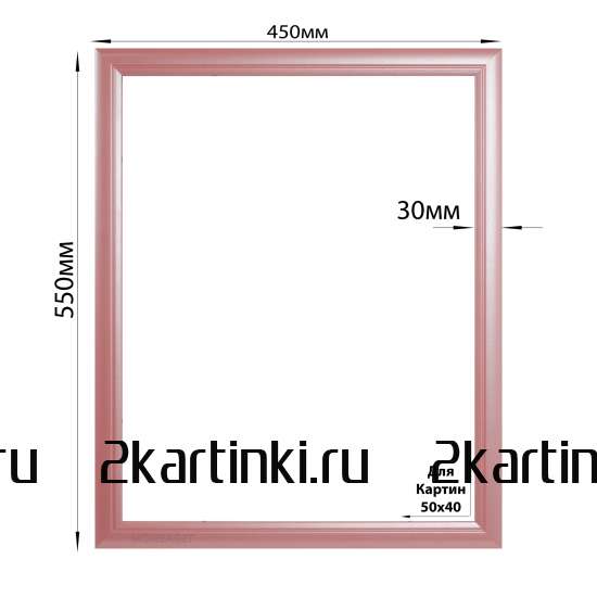 Багетная рамка Багетная рамка для картин Дрезден 40x50