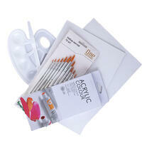 Без бренда «Набор подарочный «Две картинки»: краски акрил 12x12 мл, 2 холста 22x30 на мдф, 10 кистей, мастихин, палитра. Уценка (без упаковки)» в Магнитогорске в интернет-магазине  Без бренда «Набор подарочный «Две картинки»: краски акрил 12x12 мл, 2 холста 22x30 на мдф, 10 кистей, мастихин, палитра. Уценка (без упаковки)» в Магнитогорске