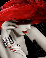 Без бренда «Коробка 20 шт: Девушка с красной шляпой» в Магнитогорске