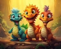 Без бренда «Милые и веселые дракончики» в Магнитогорске в интернет-магазине  Без бренда «Милые и веселые дракончики» в Магнитогорске