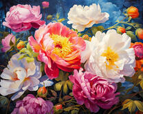 Красивые яркие цветы