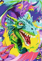 Без бренда «Стая ярких дракончиков» в Магнитогорске в интернет-магазине  Без бренда «Стая ярких дракончиков» в Магнитогорске