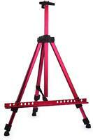 Без бренда «Коробка 25 шт.: Металлический мольберт тренога в чехле, телескопический, красный» в Магнитогорске