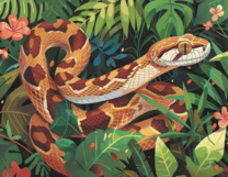 Без бренда «Маисовый полоз в зеленой листве» в Магнитогорске