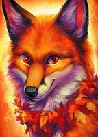 Без бренда «Хитрая лиса с осенним венком» в Магнитогорске в интернет-магазине  Без бренда «Хитрая лиса с осенним венком» в Магнитогорске